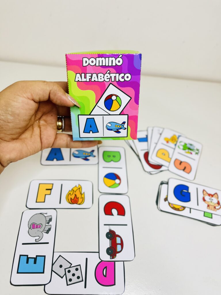 Domino alfabetico imagem